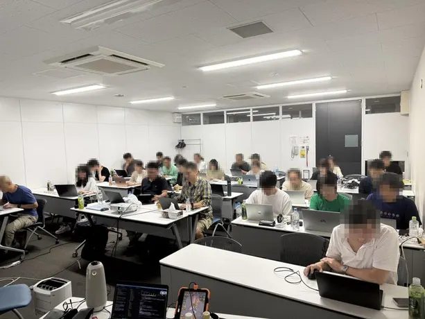 地獄のAI合宿の様子